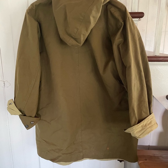 Chimala Olive Green Hooded unisex Coat - Picture 7 of 8